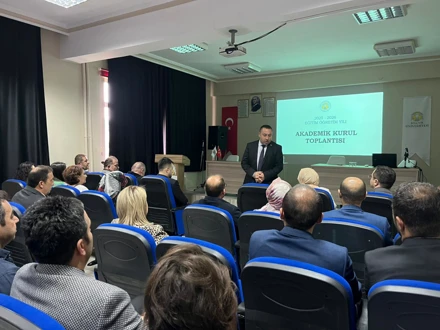 2025-2026 Eğitim Öğretim Yılı Akademik Kurul Toplantısı Gerçekleştirildi